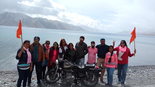 The serene Pangong Tso Lake