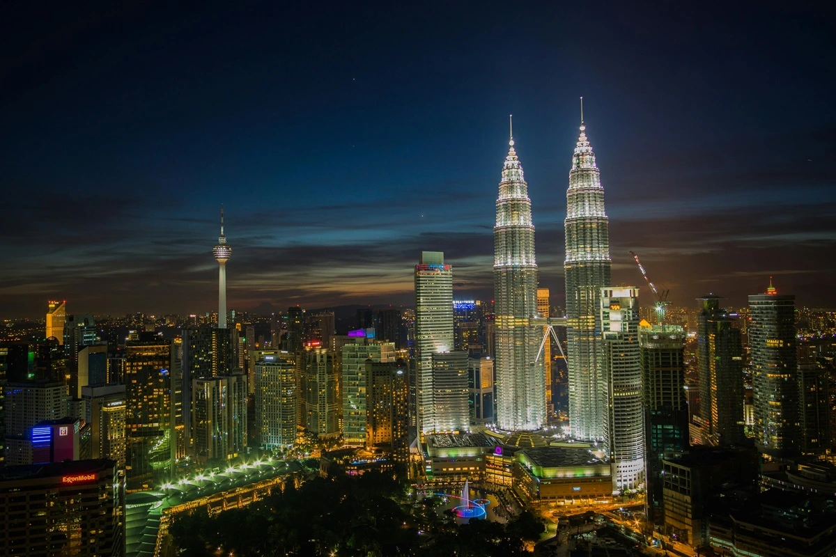 Petronas Twin Towers in Kuala Lumpur, Malaysia