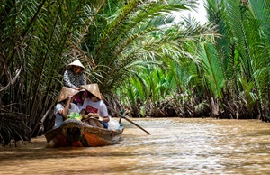 Boat ride in the Mekong Delta