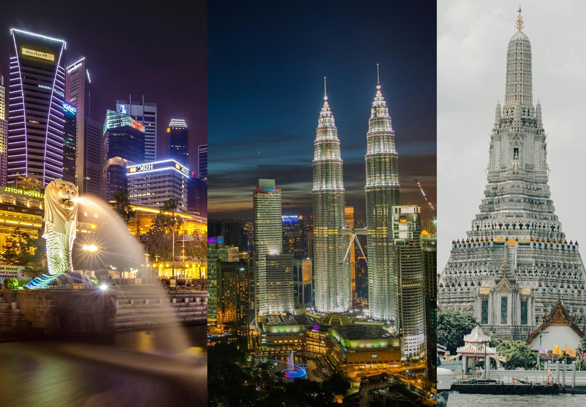 A vibrant view of Kuala Lumpur's city lights